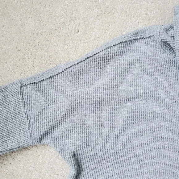 Aritzia TNA thermal long sleeve cowlneck  sweater - Picture 6 of 8